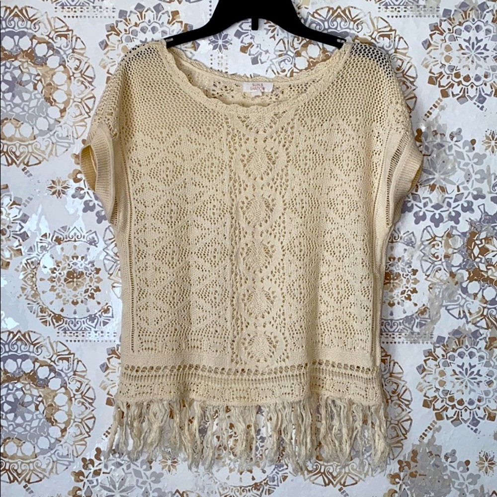 Crochet Knit Top